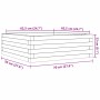 Massive Holzblumenkasten aus Kiefer 70x70x23 cm von , Töpfe und Pflanzgefäße - Ref: Foro24-847193, Preis: 73,69 €, Rabatt: %