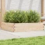 Jardinera de madera maciza de pino 100x100x23 cm de , Maceteros y jardineras - Ref: Foro24-847208, Precio: 71,45 €, Descuento: %