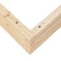 Jardinera de madera maciza de pino 100x100x23 cm de , Maceteros y jardineras - Ref: Foro24-847208, Precio: 71,45 €, Descuento: %