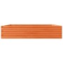 Solid pine wood planter in brown wax 110x110x23 cm by , Pots and planters - Ref: Foro24-847215, Price: 103,85 €, Discount: %
