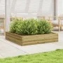 Imprägnierte Kiefernholz-Pflanzschale 110x110x23 cm von , Töpfe und Pflanzgefäße - Ref: Foro24-847217, Preis: 92,67 €, Rabatt: %