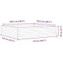 Imprägnierte Kiefernholz-Pflanzschale 110x110x23 cm von , Töpfe und Pflanzgefäße - Ref: Foro24-847217, Preis: 92,67 €, Rabatt: %