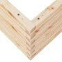 Solid pine wood planter 60x60x45.5 cm by , Pots and planters - Ref: Foro24-847248, Price: 93,23 €, Discount: %