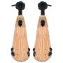 Schuhleisten 2 Paar massives Zirbenholz Nr. 36-40 von vidaXL, Schuhleisten und -tragen - Ref: Foro24-30172, Preis: 32,26 €, R...
