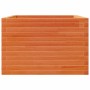 Jardinera madera maciza de pino marrón cera 70x70x45,5 cm de , Maceteros y jardineras - Ref: Foro24-847255, Precio: 127,85 €,...