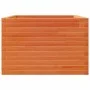 Solid pine wood planter in brown wax 70x70x45.5 cm by , Pots and planters - Ref: Foro24-847255, Price: 126,53 €, Discount: %