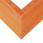Solid pine wood planter in brown wax 70x70x45.5 cm by , Pots and planters - Ref: Foro24-847255, Price: 126,53 €, Discount: %