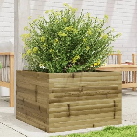Impregnated pine wood planter 70x70x45.5 cm by , Pots and planters - Ref: Foro24-847257, Price: 114,03 €, Discount: %