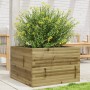 Jardinera de madera de pino impregnada 70x70x45,5 cm de , Maceteros y jardineras - Ref: Foro24-847257, Precio: 115,46 €, Desc...