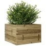 Impregnated pine wood planter 70x70x45.5 cm by , Pots and planters - Ref: Foro24-847257, Price: 114,03 €, Discount: %
