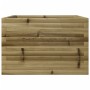 Jardinera de madera de pino impregnada 70x70x45,5 cm de , Maceteros y jardineras - Ref: Foro24-847257, Precio: 115,46 €, Desc...