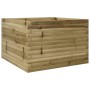 Jardinera de madera de pino impregnada 70x70x45,5 cm de , Maceteros y jardineras - Ref: Foro24-847257, Precio: 115,46 €, Desc...