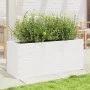 Solid white pine wood planter 110x40x45.5 cm by , Pots and planters - Ref: Foro24-847274, Price: 167,40 €, Discount: %