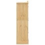 Korona-Schrank aus massivem Kiefernholz 102x52x186 cm von , Kleiderschränke - Ref: Foro24-4012156, Preis: 414,88 €, Rabatt: %