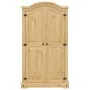 Korona-Schrank aus massivem Kiefernholz 102x52x186 cm von , Kleiderschränke - Ref: Foro24-4012154, Preis: 387,72 €, Rabatt: %
