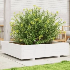 Solid pine wood planter 100x100x26.5 cm by , Pots and planters - Ref: Foro24-847319, Price: 128,04 €, Discount: %