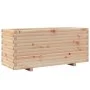 Massive Pinienholz-Pflanzkasten 110x40x49,5 cm von , Töpfe und Pflanzgefäße - Ref: Foro24-847378, Preis: 127,56 €, Rabatt: %