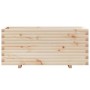 Massive Pinienholz-Pflanzkasten 110x40x49,5 cm von , Töpfe und Pflanzgefäße - Ref: Foro24-847378, Preis: 128,87 €, Rabatt: %
