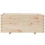 Massive Pinienholz-Pflanzkasten 110x40x49,5 cm von , Töpfe und Pflanzgefäße - Ref: Foro24-847378, Preis: 127,56 €, Rabatt: %