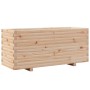 Massive Pinienholz-Pflanzkasten 110x40x49,5 cm von , Töpfe und Pflanzgefäße - Ref: Foro24-847378, Preis: 128,87 €, Rabatt: %