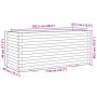 Massive Pinienholz-Pflanzkasten 110x40x49,5 cm von , Töpfe und Pflanzgefäße - Ref: Foro24-847378, Preis: 128,87 €, Rabatt: %