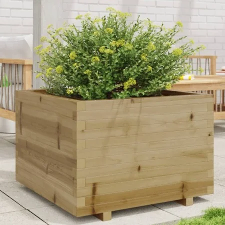 Jardinera madera de pino impregnada 70x70x49,5 cm de , Maceteros y jardineras - Ref: Foro24-847367, Precio: 161,01 €, Descuen...