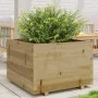 Eingelassener Kiefernholz-Pflanzkasten 70x70x49,5 cm von , Töpfe und Pflanzgefäße - Ref: Foro24-847367, Preis: 160,77 €, Raba...
