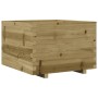 Pine wood planter impregnated 70x70x49.5 cm by , Pots and planters - Ref: Foro24-847367, Price: 163,02 €, Discount: %