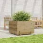 Eingelassener Kiefernholz-Pflanzkasten 70x70x49,5 cm von , Töpfe und Pflanzgefäße - Ref: Foro24-847367, Preis: 160,77 €, Raba...