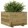 Eingelassener Kiefernholz-Pflanzkasten 70x70x49,5 cm von , Töpfe und Pflanzgefäße - Ref: Foro24-847367, Preis: 160,77 €, Raba...