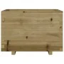 Jardinera madera de pino impregnada 70x70x49,5 cm de , Maceteros y jardineras - Ref: Foro24-847367, Precio: 161,01 €, Descuen...