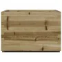 Jardinera madera de pino impregnada 70x70x49,5 cm de , Maceteros y jardineras - Ref: Foro24-847367, Precio: 161,01 €, Descuen...