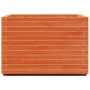 Jardinera madera maciza de pino marrón cera 70x70x49,5 cm de , Maceteros y jardineras - Ref: Foro24-847365, Precio: 148,09 €