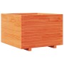 Jardinera madera maciza de pino marrón cera 70x70x49,5 cm de , Maceteros y jardineras - Ref: Foro24-847365, Precio: 148,09 €