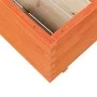 Solid pine wood planter in brown wax 70x70x49.5 cm by , Pots and planters - Ref: Foro24-847365, Price: 132,00 €, Discount: %