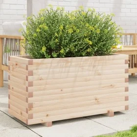 Jardinera madera maciza de pino 90x40x49,5 cm de , Maceteros y jardineras - Ref: Foro24-847373, Precio: 113,73 €, Descuento: %