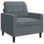 Dunkelgrauer Samtsessel, 60 cm. von , Sofas - Ref: Foro24-4007605, Preis: 138,07 €, Rabatt: %