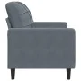 Dark gray velvet armchair, 60 cm by , Sofas - Ref: Foro24-4007605, Price: 137,96 €, Discount: %