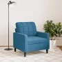 Samt blauer Sessel, 60 cm. von , Sofas - Ref: Foro24-4007613, Preis: 157,78 €, Rabatt: %