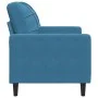 Samt blauer Sessel, 60 cm. von , Sofas - Ref: Foro24-4007613, Preis: 157,78 €, Rabatt: %
