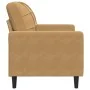 Brauner Samtsessel, 60 cm. von , Sofas - Ref: Foro24-4007611, Preis: 156,72 €, Rabatt: %