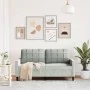Zweiplätziges Samtsofa in hellem Grau, 140 cm. von , Sofas - Ref: Foro24-4007624, Preis: 199,35 €, Rabatt: %