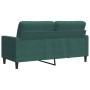 Zweiplätziges Samtsofa in dunkelgrün, 140 cm. von , Sofas - Ref: Foro24-4007626, Preis: 234,93 €, Rabatt: %