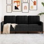 Dreisitzer-Sofa aus schwarzem Samt, 180 cm von , Sofas - Ref: Foro24-4007639, Preis: 254,86 €, Rabatt: %