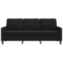 Dreisitzer-Sofa aus schwarzem Samt, 180 cm von , Sofas - Ref: Foro24-4007639, Preis: 254,86 €, Rabatt: %