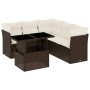 Set sofás de jardín 6 piezas y cojines ratán sintético marrón de , Conjuntos de jardín - Ref: Foro24-3266583, Precio: 427,52 ...