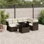 Garden set with 8 pieces of sofas and brown synthetic rattan cushions. by , Garden sets - Ref: Foro24-3266763, Price: 557,46 ...