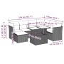 Garden set with 8 pieces of sofas and brown synthetic rattan cushions. by , Garden sets - Ref: Foro24-3266763, Price: 557,46 ...
