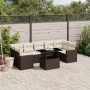 Set sofás de jardín 8 piezas y cojines ratán sintético marrón de , Conjuntos de jardín - Ref: Foro24-3267153, Precio: 595,57 ...