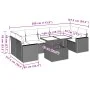 Garden set with 8 pieces of sofas and brown synthetic rattan cushions. by , Garden sets - Ref: Foro24-3267153, Price: 597,92 ...